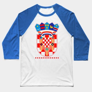 Croatia Baseball T-Shirt